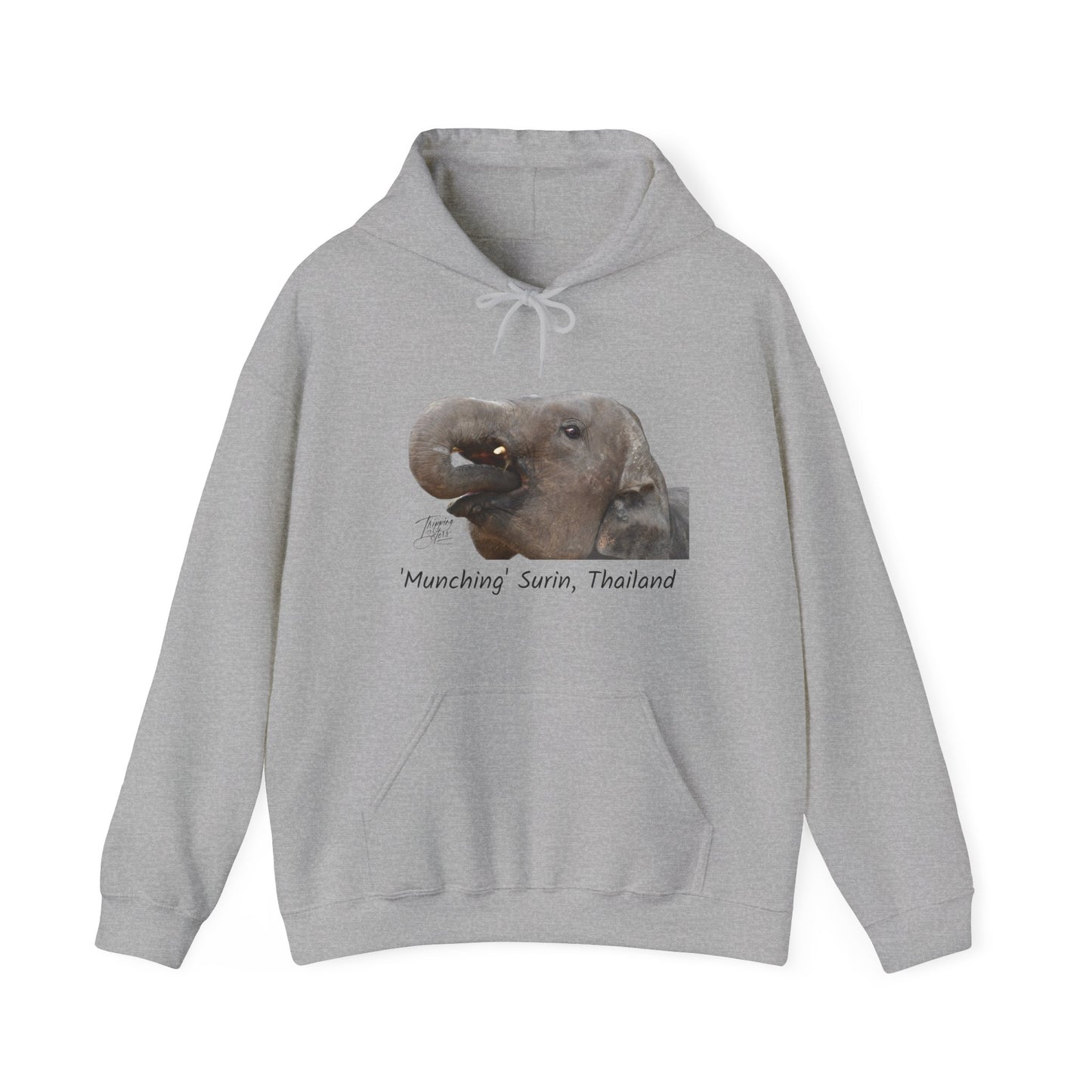 ‘Munching’ Surin, Thailand - Unisex Heavy Blend™ Hooded Sweatshirt