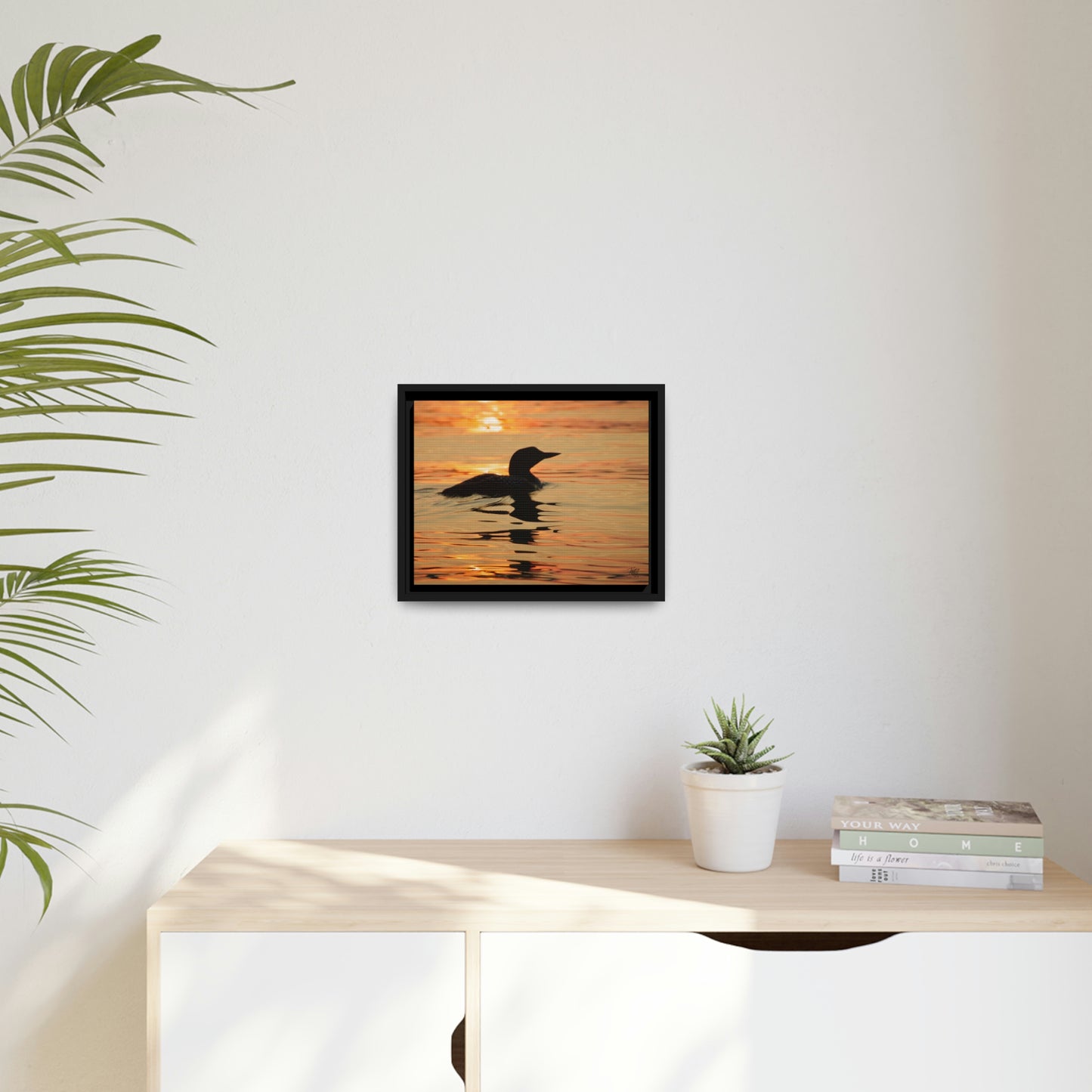 'Silhouette' - Gallery Framed Canvas Wrap