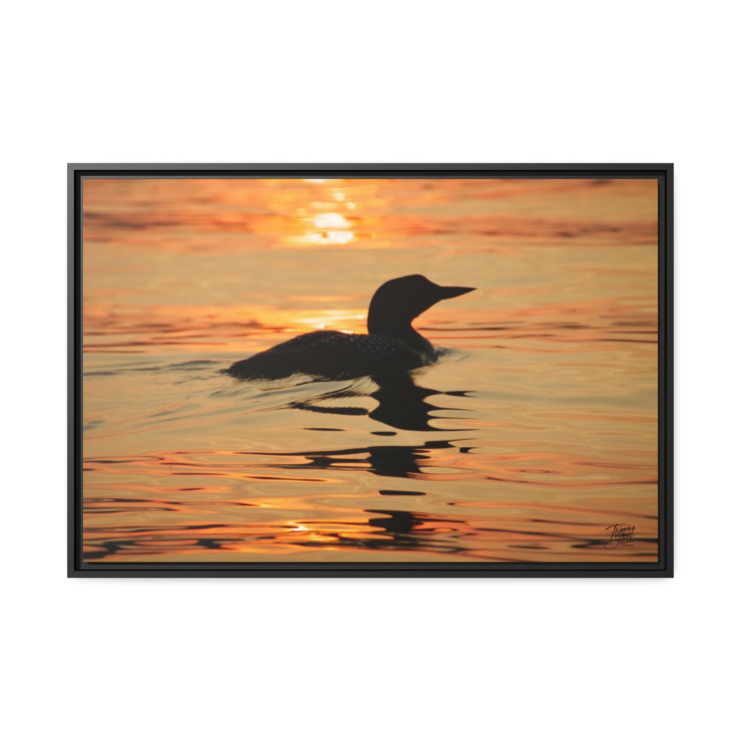 'Silhouette' - Gallery Framed Canvas Wrap