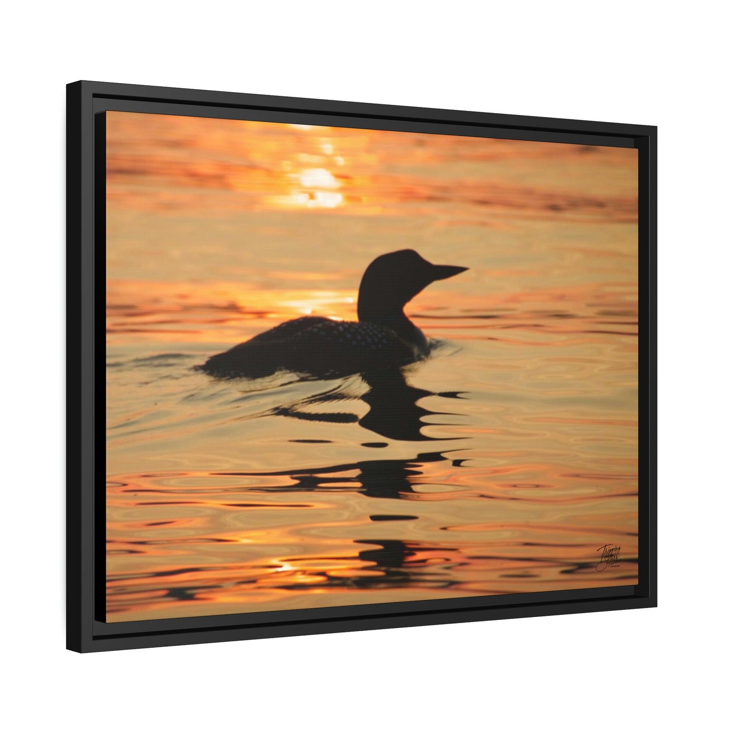 'Silhouette' - Gallery Framed Canvas Wrap