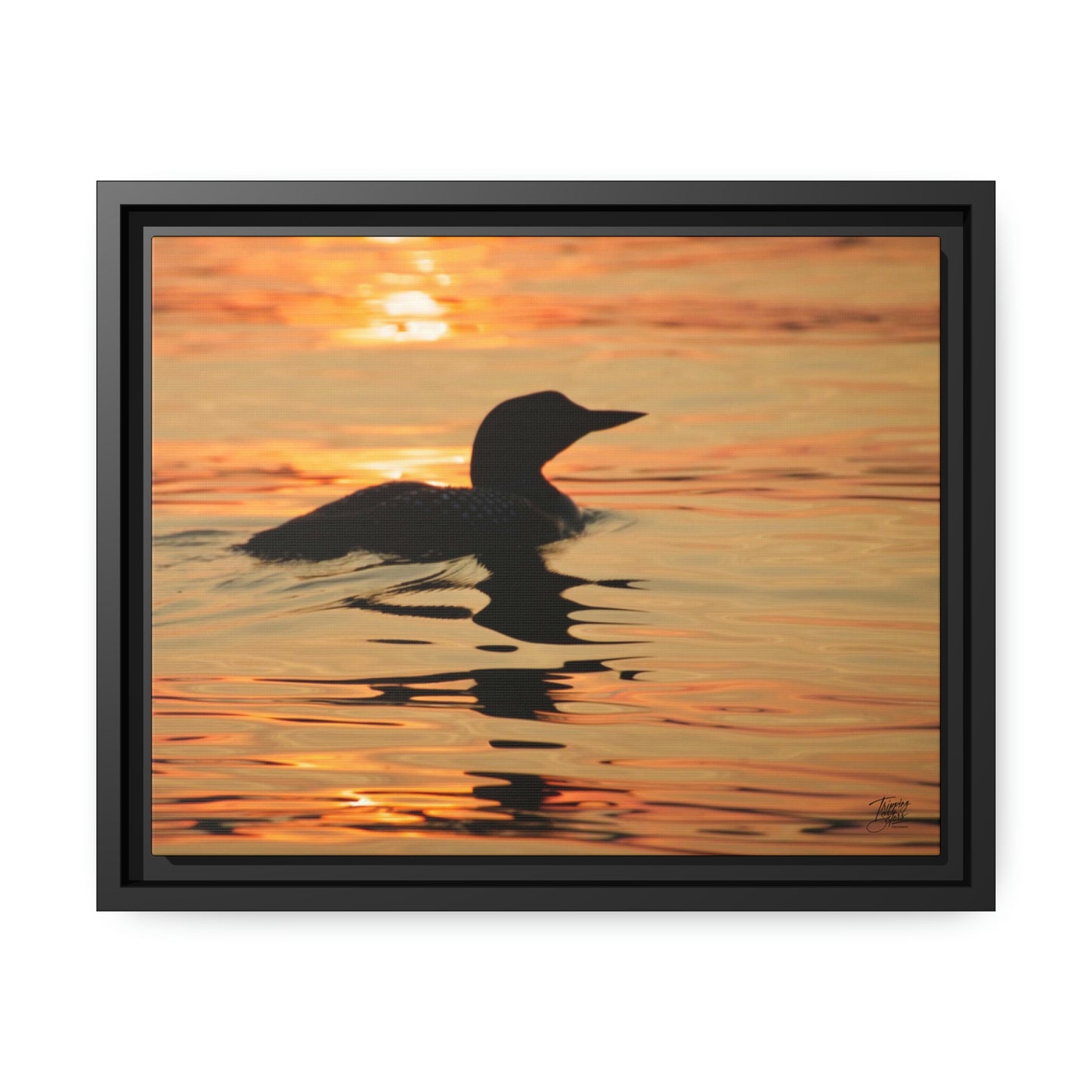 'Silhouette' - Gallery Framed Canvas Wrap