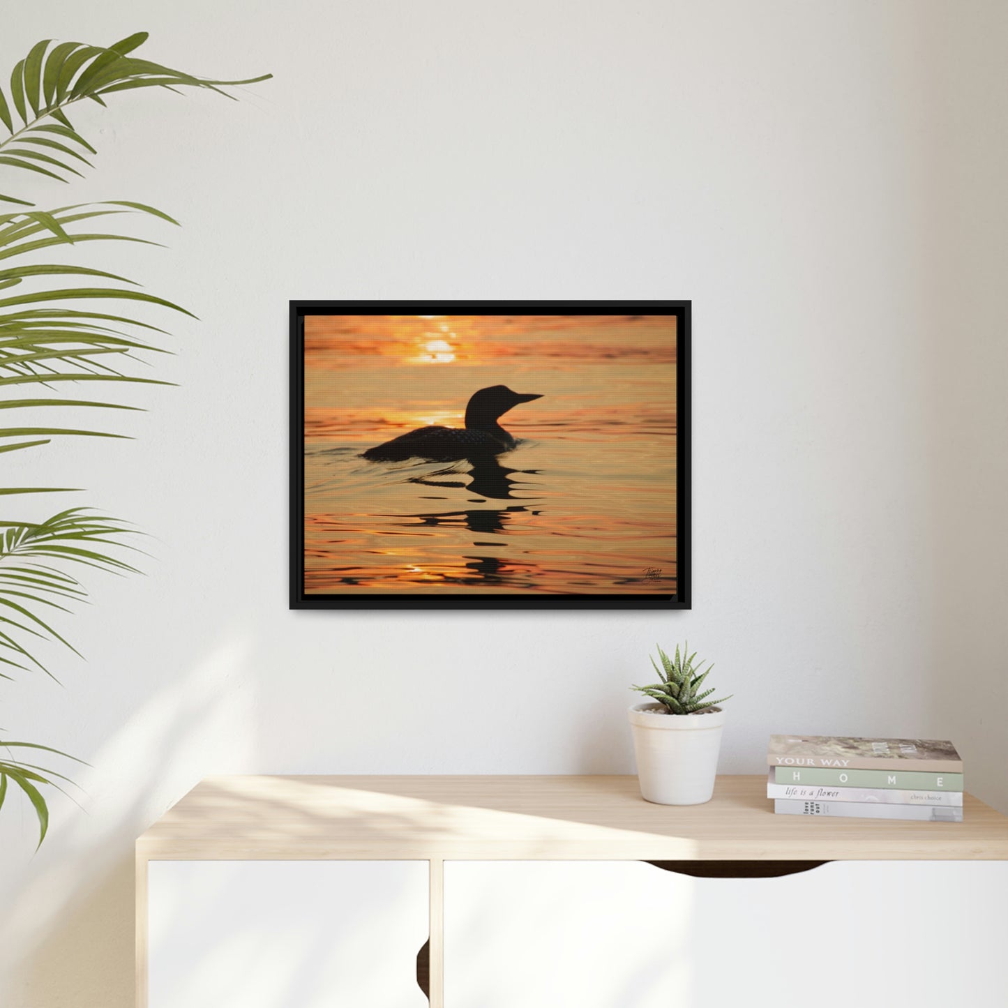 'Silhouette' - Gallery Framed Canvas Wrap