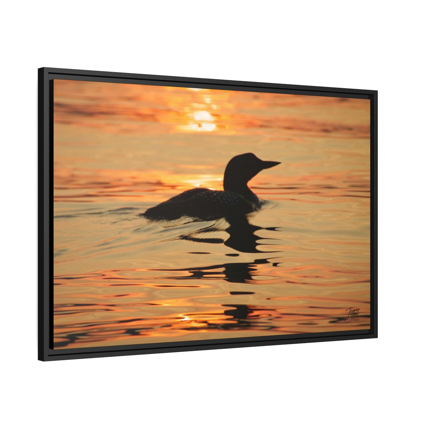 'Silhouette' - Gallery Framed Canvas Wrap