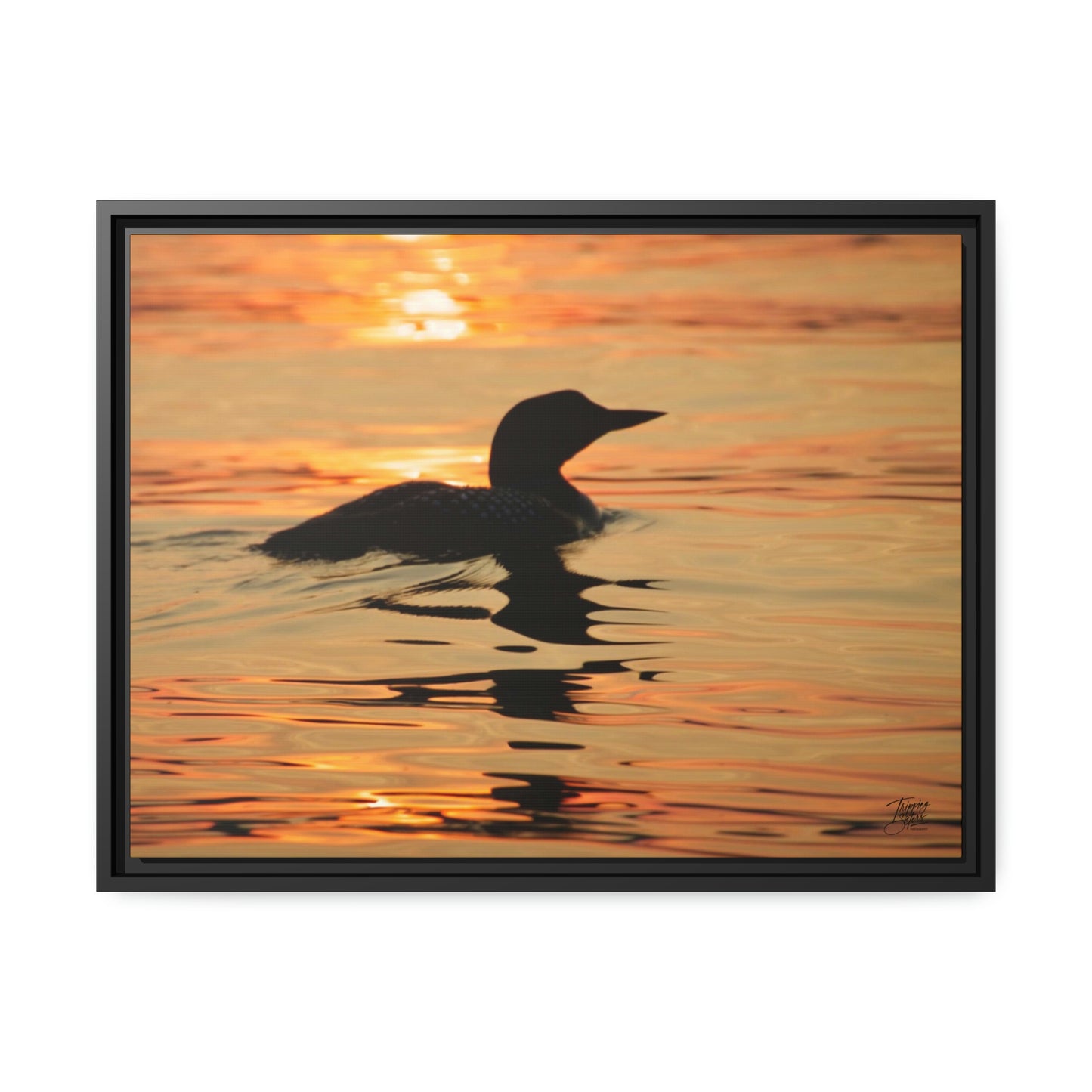 'Silhouette' - Gallery Framed Canvas Wrap