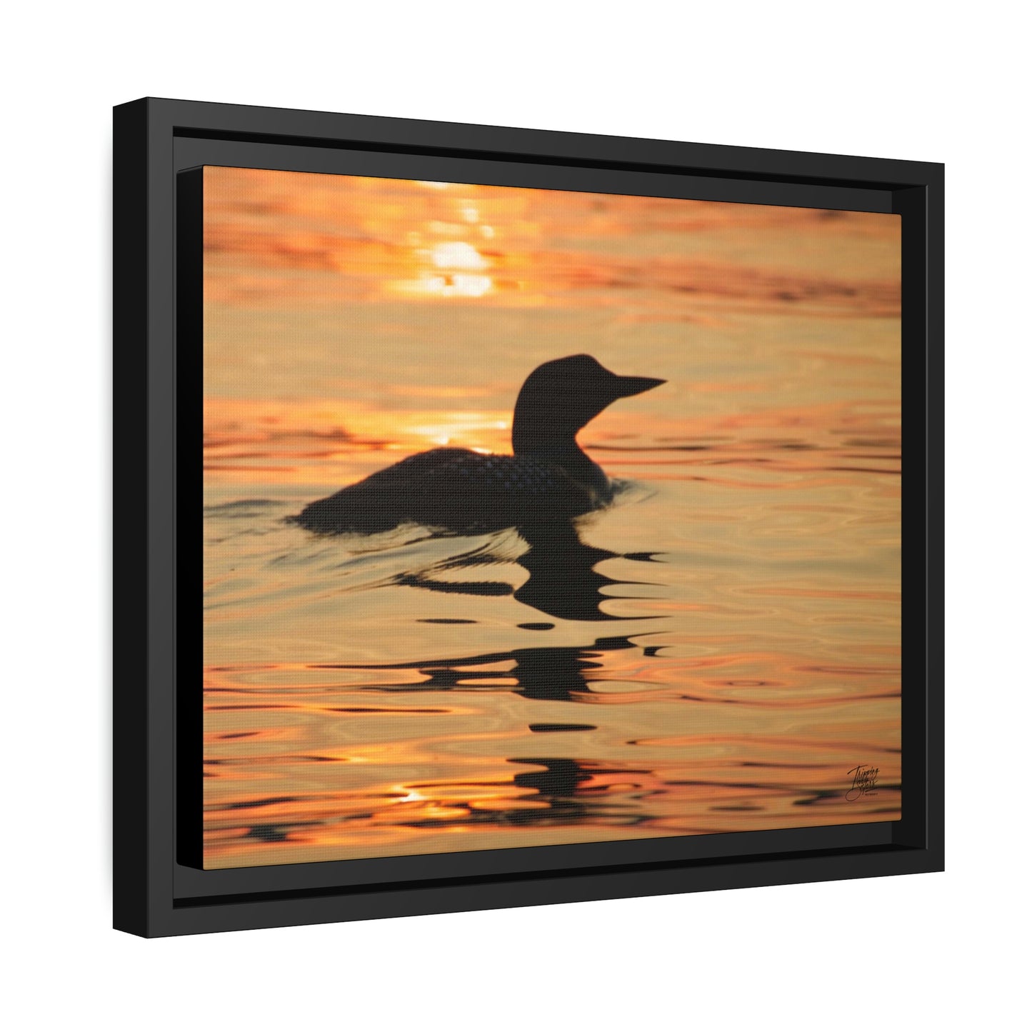 'Silhouette' - Gallery Framed Canvas Wrap