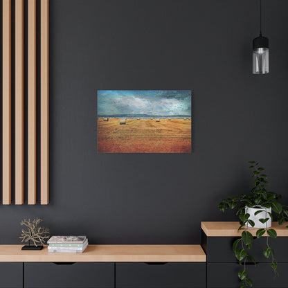 ‘Centre Field’ Hook Head, Ireland - Matte Canvas, Stretched