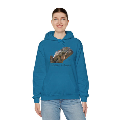 ‘Lounging’ Jamaica - Unisex Heavy Blend™ Hooded Sweatshirt