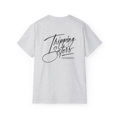 'Tripping Sisters' Logo (back) - Unisex Ultra Cotton Tee