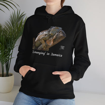 ‘Lounging’ Jamaica - Unisex Heavy Blend™ Hooded Sweatshirt