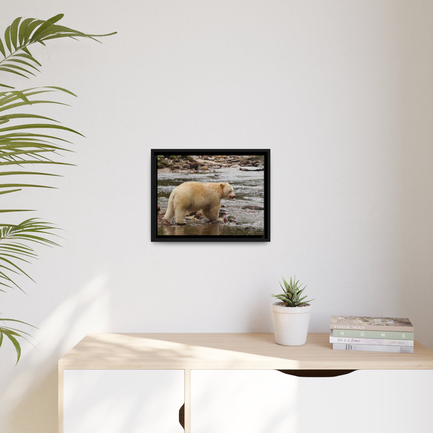 'Spirit Bear' Rainforest,  British Columbia - Gallery Framed Canvas Wrap