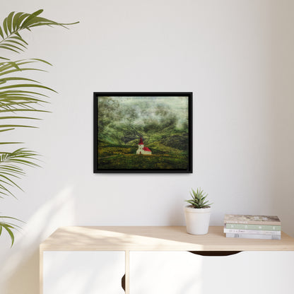 'Beacon on the Hill' Iceland - Gallery Framed Canvas Wrap