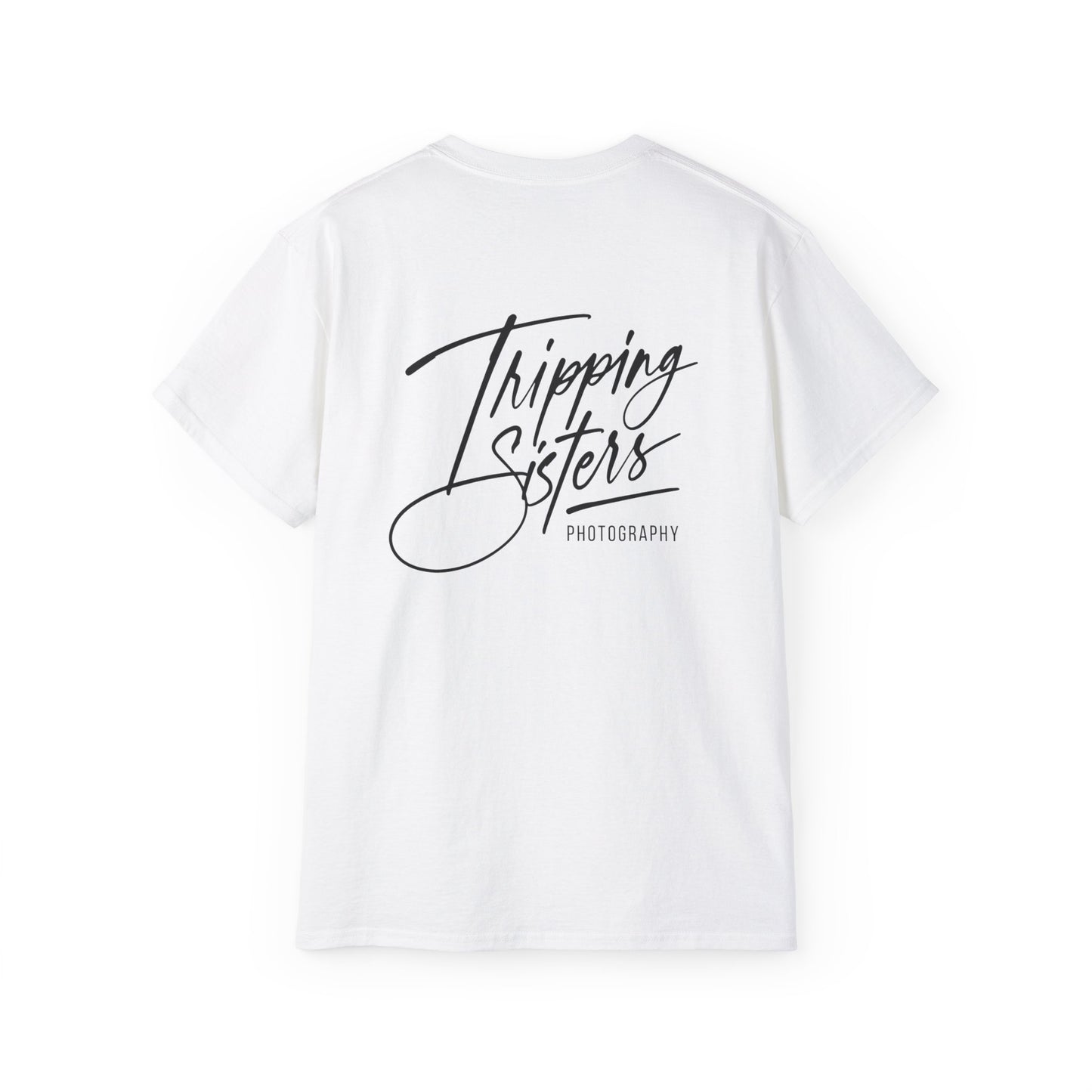 'Tripping Sisters' Logo (back) - Unisex Ultra Cotton Tee