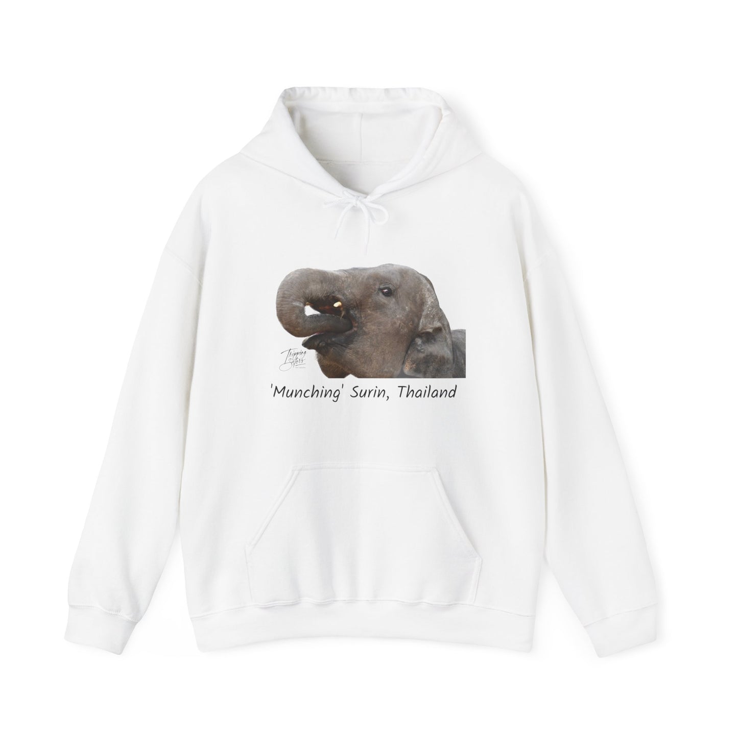 ‘Munching’ Surin, Thailand - Unisex Heavy Blend™ Hooded Sweatshirt