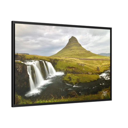 'Three's Company' Kirkjufellfoss, Iceland - Gallery Framed Canvas Wrap