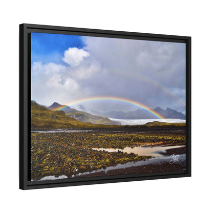 'Parting of the Clouds' Iceland  - Gallery Framed Canvas Wrap