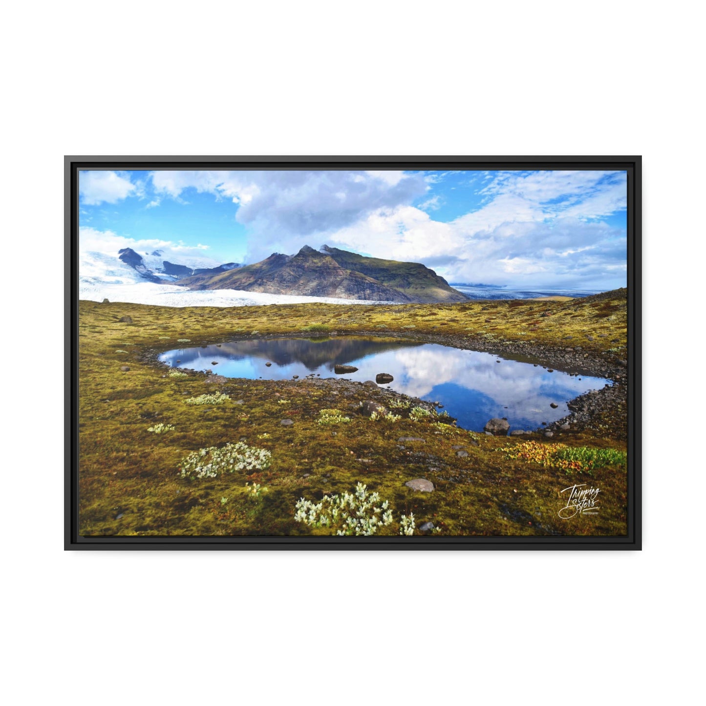 'Reflections' Iceland  - Gallery Framed Canvas Wrap