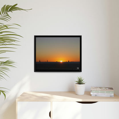 'Good Night'  Key West FL - Gallery Framed Canvas Wrap