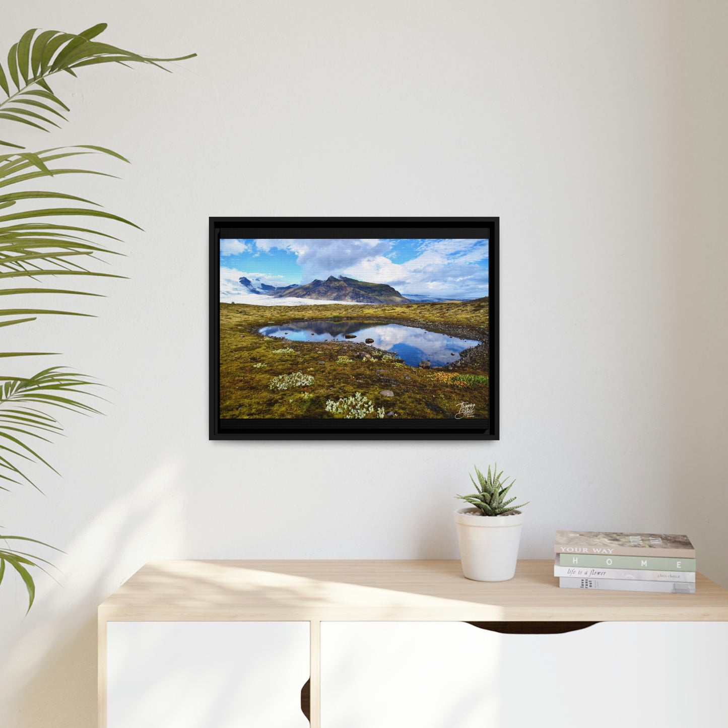 'Reflections' Iceland  - Gallery Framed Canvas Wrap