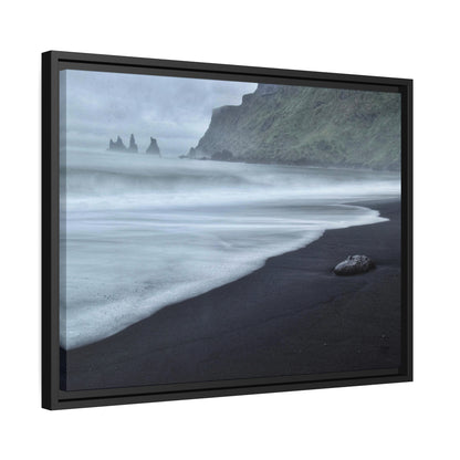 'Last Light' Dyrholaey Beach, Iceland  - Gallery Framed Canvas Wrap