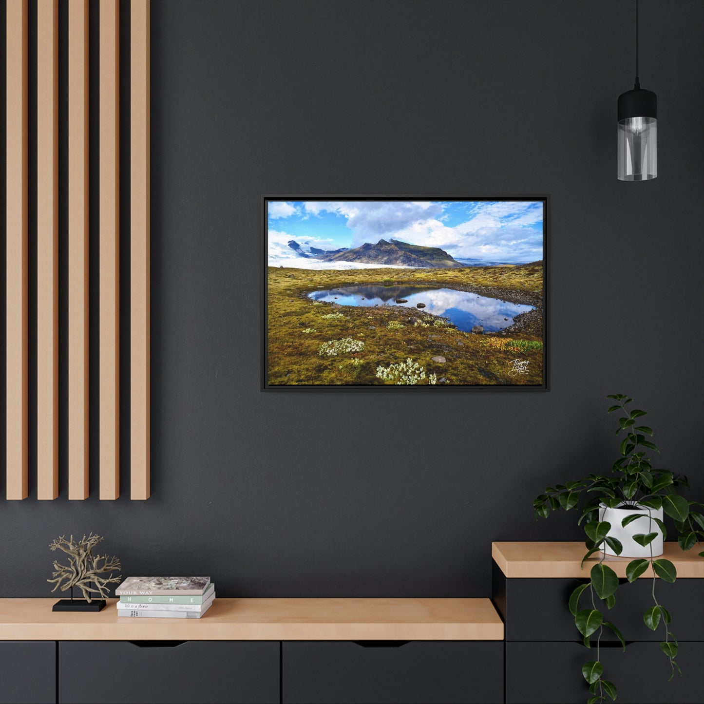 'Reflections' Iceland  - Gallery Framed Canvas Wrap