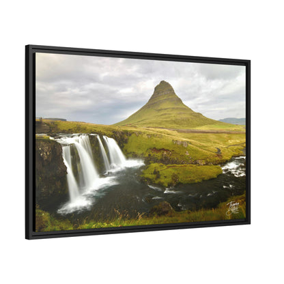 'Three's Company' Kirkjufellfoss, Iceland - Gallery Framed Canvas Wrap