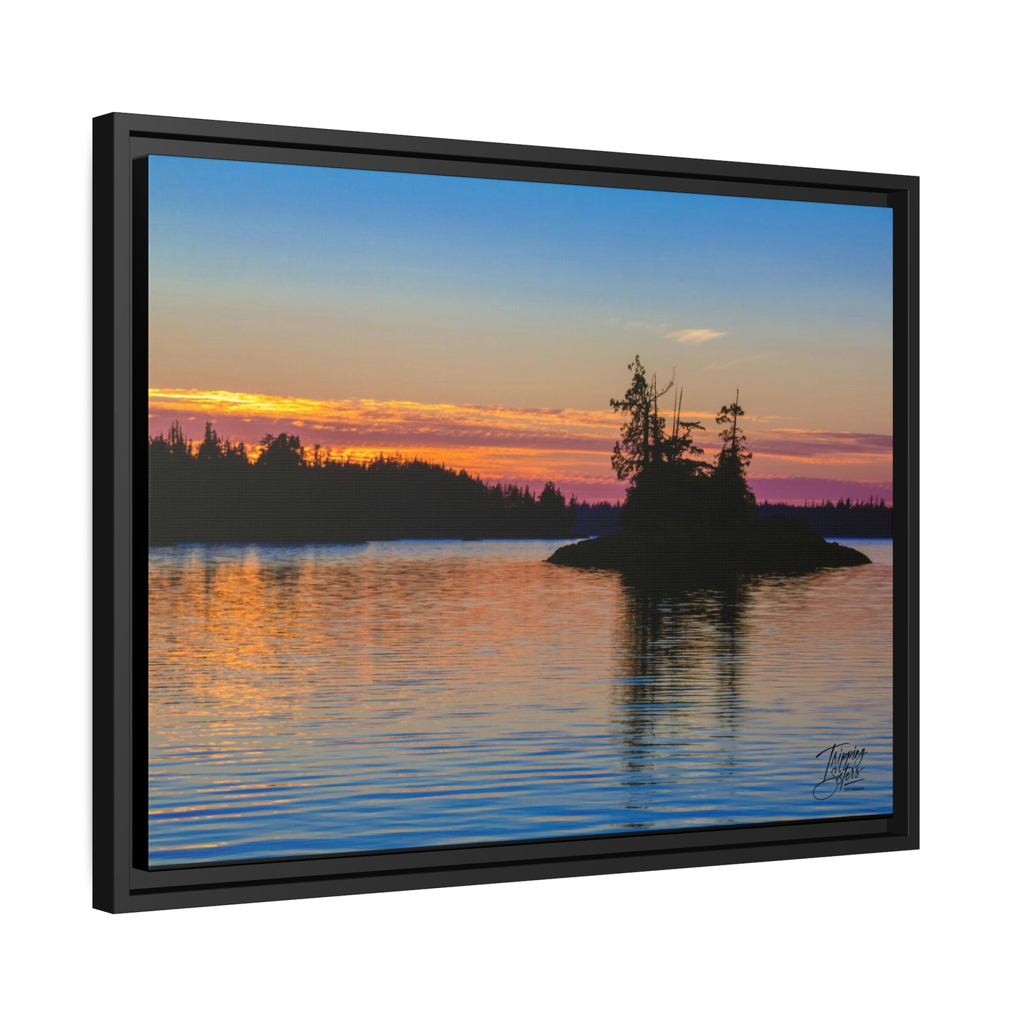 'Tranquility' - Bella Bella, BC  - Gallery Framed Canvas Wrap