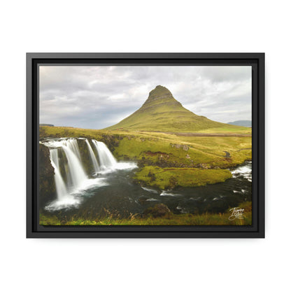 'Three's Company' Kirkjufellfoss, Iceland - Gallery Framed Canvas Wrap