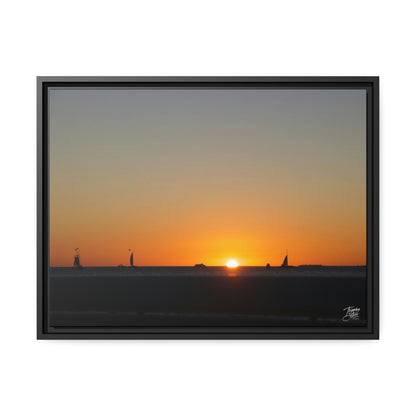 'Good Night'  Key West FL - Gallery Framed Canvas Wrap